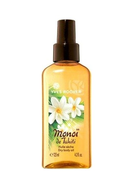 Bronzlaştırıcı Tahiti Monoi Yağı Tiare Çiçeği Özlü Aromatik Yağ 125 ml 235466967