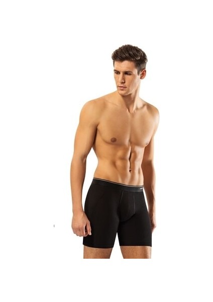 1097 Siyah Erkek Boxer 3'lü