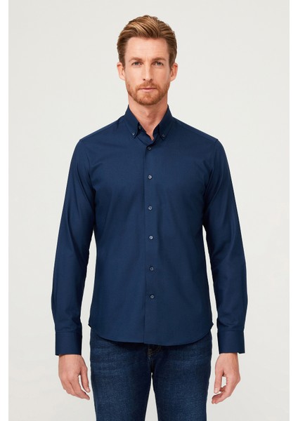 Yd Uzun Kol Slim Fit Gömlek