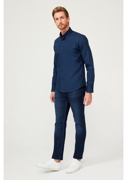 Yd Uzun Kol Slim Fit Gömlek
