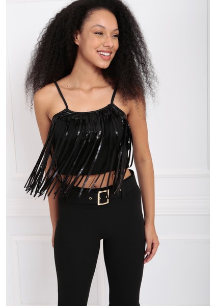 Önü Püsküllü Askılı Çelik Kumaş Atlet | ATLT33145 fırsatları