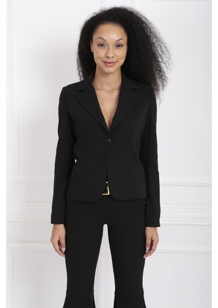 Blazzer Scuba Ceket | CKT33437 Siyah fiyatları