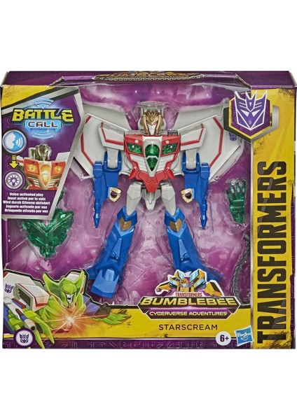 Bumblebee Cyberverse Maceraları Battle Call Figür - Starscream E8227-E8377