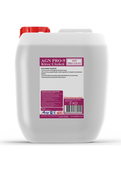 Kireç Çözücü 5 kg