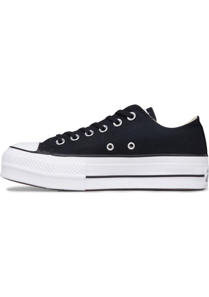 Chuck Taylor All Star Canvas Platform 560250C Unisex SİYAH/BEYAZ Günlük Sneaker Ayakkabı