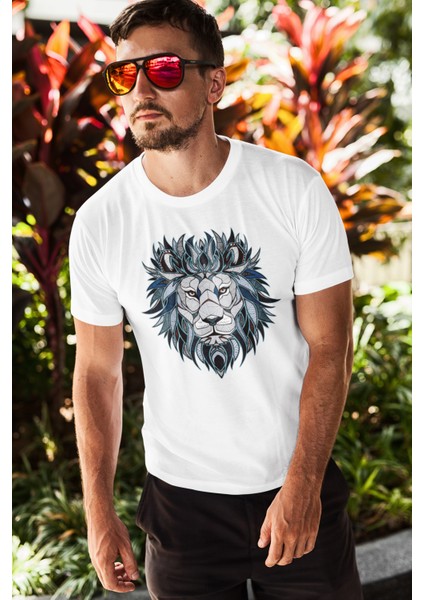 Unisex Beyaz Ön Dijital Baskılı T-Shirt