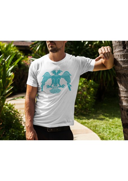 Unisex Beyaz Ön Dijital Baskılı T-Shirt