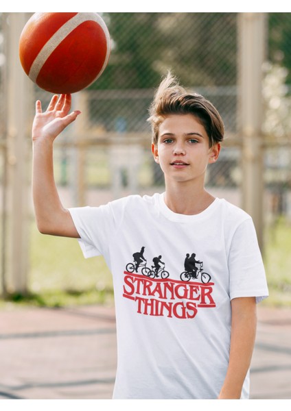 Çocuk Beyaz Tshirt Dijital Baskılı