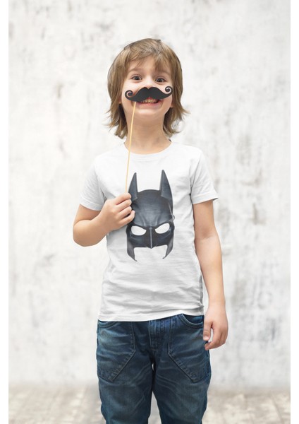 Çocuk Beyaz Tshirt Dijital Baskılı