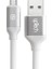 USB Micro Data ve Hızlı Şarj Kablosu 1,2 M White 1