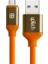 USB Micro Data ve Hızlı Şarj Kablosu 1,2 M Orange 1