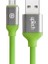 USB Micro Data ve Hızlı Şarj Kablosu 1,2 M Green 1