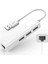 USB 3.0 To Ethernet + 3xusb 3.0 Çevirici 4 Port Hub Çoklayıcı 4