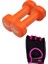 DB107 2kg Turuncu Dumbell 2 Adet +1731 Ağırlık Eldiveni 1