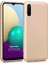 Matte Silicone Samsung Galaxy A02 Kılıf Gold 1