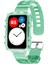 Huawei Watch Fit Kordon Transparent Clear Band Yeşil 1