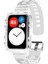 Huawei Watch Fit Kordon Transparent Clear Band Şeffaf 1
