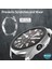 Samsung Galaxy Watch 3 41MM Kılıf 360 Full Round Soft Silicone Gümüş 5