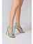 Fox Shoes Yeşil Kadın Topuklu Ayakkabı K820860209