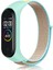 Xiaomi Mi Band 3/4/5/6/7 Uyumlu Hasır Silikon Kordon Turkuaz 1