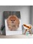 Sevimli Pomeranian Köpeği Dekoratif Kanvas Tablo 2