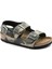 Birkenstock-Çocuk-Milano Kids Bf-Desert Soil Camo KHAKi-HAKi-1017378 4