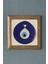 Masif Çerçeveli Nazar Boncuğu Doğaltaş Tablo Oscar Stone Decor 28X28 cm 1