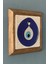 Masif Çerçeveli Nazar Boncuğu Doğaltaş Tablo Oscar Stone Decor 28X28 cm 2