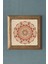Oscar Stone Decor Yaşam Çiçeği Mandala Masif Ahşap Çerçeveli Taş Tablo -Duvar DEKORU-28X28 cm 1