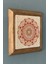 Oscar Stone Decor Yaşam Çiçeği Mandala Masif Ahşap Çerçeveli Taş Tablo -Duvar DEKORU-28X28 cm 2