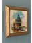 Galata Kulesi Masif Çerçeveli Taş Tablo-Wall Decor- Oscar Stone Decor 28X28 cm 2