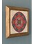 Mandala-Masif Çerçeveli Taş Tablo-Wall Decor- Oscar Stone Decor 28X28 cm 2