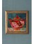 Renkli Çaysanlık Masif Çerçeveli Taş Tablo-Wall Decor- Oscar Stone Decor 28X28 cm 1