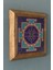 Masif Çerçeveli Sri Yantra Desenli Taş Tablo Oscar Stone Decor 28X28 cm 2