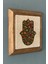 Masif Çerçeveli Fatma Ana Eli (Bereket Nazar) Doğaltaş Tablo Pano Oscar Stone Decor 28X28 cm 2