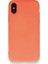 Apple iPhone Xs Max Kılıf Silikon Içi Kadife Nano - Mat Turuncu 1
