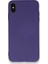 Apple iPhone Xs Max Kılıf Silikon Içi Kadife Nano - Mor 1