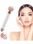 Titreşimli Güzellik Masaj Kalemi Doğal Pink Jade (Yeşim) Taş, Gümüş Çubuk 1