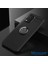 Xiaomi Mi 10 Youth Focus Serisi Yüzük Standlı Silikon Kılıf - Siyah 3