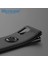 Xiaomi Mi 10 Youth Focus Serisi Yüzük Standlı Silikon Kılıf - Siyah 4