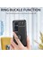 Oneplus 9 Focus Serisi Yüzük Standlı Silikon Kılıf - Siyah 3