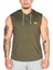Training Kapüşonlu Kolsuz T-Shirt Haki 3