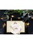 Home Figüratif Gold Kumaş Amerikan Servis 4'lü Set 35X50CM 2