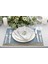 Home Mavi Bahçe Kumaş Amerikan Servis 4'lü Set 35X50CM 2
