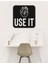 Use It Heart Kalbini Kullan Duvar Tablosu Ahşap Duvar Yazısı Lazer Duvar Süsü 1
