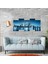 City Manzaralı 5 Parçalı Mdf Tablo 1