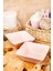 Cera'n Siera Kare 2'li 15 cm. Açık Pembe 1