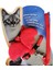 Atlantik Kanatlı Melek Kedi Göğüs Bel Tasması 20*32 cm Kırmızı 1