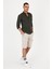 Slim Fit None Denim Yandan Cepli Esnek Kumaş Erkek Jean Kargo Şort 3