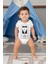 The Groom's Clup Desenli Kısa Kol Erkek Bebek Body 1